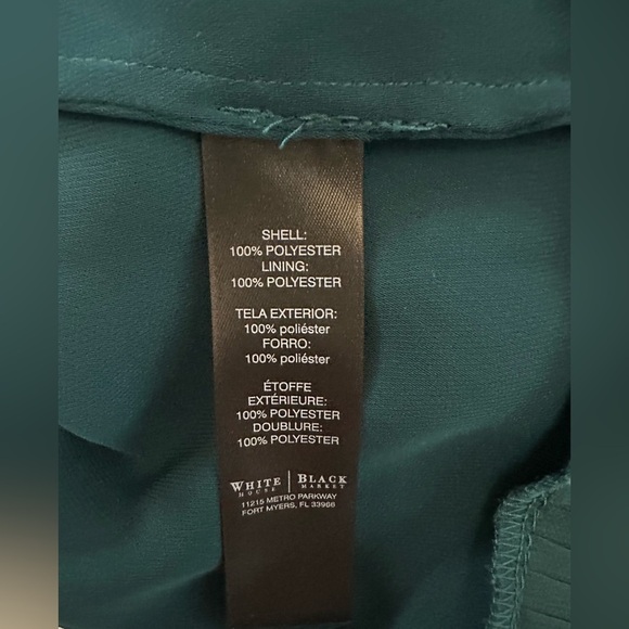 White House Black Market Green Ruffled Camisole - Picture 6 of 10